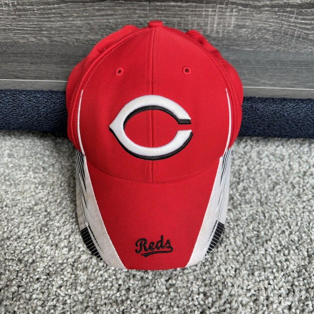 Vintage Cincinnati Reds '47‎ Brand Red Hat Adjustable "REDS" stitches "C"